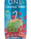 O.N.E. Coconut Water with a Splash of Pink Guava, 8.5-Ounce Aseptic Containers (Pack of 12)