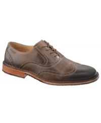 A classic construction gets a kick into the twenty-first century. These throwback wingtip oxford men's dress shoes from Sebago effortlessly combine timeless charm with modern comfort, making them a go-to look any day of the week. A classic construction gets a kick into the twenty-first century. These throwback wingtip oxford men's dress shoes from Sebago effortlessly combine timeless charm with modern comfort, making them a go-to look any day of the week.