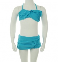 Jantzen Swim Girls 7-16 Vamp Bikini,Aqua,16 Jantzen Swim Girls 7-16 Vamp Bikini,Aqua,16