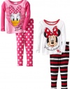 Disney Girls 2-6X Minnie And Daisy Long Sleeve 2 Piece Set