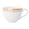 The Samarkand bone china collection by Villeroy & Boch combines stylish, exotic elements with timeless elegance. Precious golden bands and chains decorate this pure white bone china pattern. Warm ivory tones add a harmonious touch. Mix and match with the coordinating Mosaic-designed dinner or salad plate for a look that is truly your own.