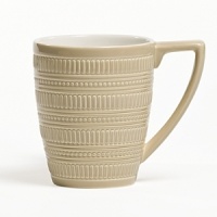 Stylish and modern with a nod to the Classics, Jasper Conrans Impressions breakfast mug features an intricate column pattern and neutral earth tones. An irresistible mix of antique charm and contemporary functionality, its perfect for both everyday use as well as any special occasion. Stylish and modern with a nod to the Classics, Jasper Conrans Impressions breakfast mug features an intricate column pattern and neutral earth tones. An irresistible mix of antique charm and contemporary functionality, its perfect for both everyday use as well as any special occasion.