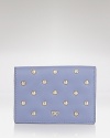 Anya Hindmarch's accessories top our covet list. This leather card case brings the label's enviable aesthetic to the everyday, detailed with a smattering of studs.