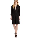THE LOOKV-neckPleated satin cuffs and waistbandGentle ruchingBack zip closureTHE FITAbout 37 from shoulder to hemTHE MATERIALViscoseCARE & ORIGINDry cleanMade in ItalyModel shown is 5'9½ (176cm) wearing US size 4. 