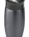 Metrokane Houdini Flip Top Cocktail Shaker, Gun Metal Gray