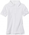 Nautica Sportswear Kids Boys 8-20 Short Sleeve Pique Polo, White, Large