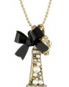 Betsey Johnson Betsey Goes to Paris Eiffel Tower Pendant Necklace