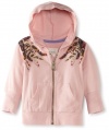 Diesel Baby-Girls Infant Samileb Zip Hoodie, Light Pink, 3 Months