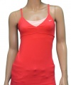 Nike Women's Dri-Fit Long Pile Adjustable Sports Bra Tank Top Shirt - Pink