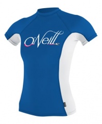 O'Neill Women's Skins Short Sleeve Crew (Royal/White) O'Neill Women's Skins Short Sleeve Crew (Royal/White)