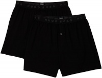 HUGO BOSS Men's Boxer BF 2 Pack, Black, Large HUGO BOSS Men's Boxer BF 2 Pack, Black, Large