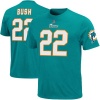 NFL Mens Miami Dolphins Reggie Bush The Eligible Receiver Aqua Short Sleeve Basic Crew Neck Tee (Aqua, XX-Large)