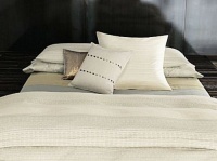 Calvin Klein Neutral Double Weave King Sham Eggshell