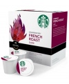 Cafe taste, homemade comfort. Sip on Starbucks' trademark flavor right in the comfort of your home with this smoky, light-bodied dark roast. The perfect sit-back-and-relax blend packs rich, intense gourmet goodness into every cup.