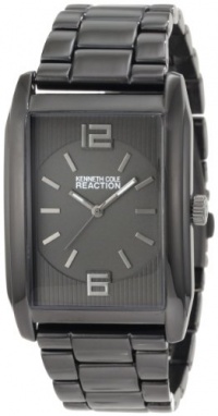 Kenneth Cole REACTION Men's RK5104 HOLIDAY-Box Set Rectangle Analog Grey Tone Watch Kenneth Cole REACTION Men's RK5104 HOLIDAY-Box Set Rectangle Analog Grey Tone Watch