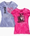 Would a tee by any other name look as sweet? These Guess graphic t-shirts bring out your little one's lovely looks.