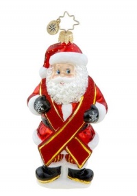 Christopher Radko Charity Claus Aids Awareness Ornament Christopher Radko Charity Claus Aids Awareness Ornament