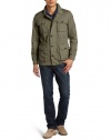 Faconnable Tailored Denim Men's Washed Cotton Field Jacket
