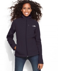 The North Face's Apex Bionic jacket is made for changeable weather. An enhanced windproof design and a fleece interior keep you feeling warm, while a streamlined silhouette keeps you looking cool! The North Face's Apex Bionic jacket is made for changeable weather. An enhanced windproof design and a fleece interior keep you feeling warm, while a streamlined silhouette keeps you looking cool!