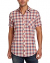 Ben Sherman Men's Plectrum Short Sleeve Small Scale Gingham Shirt