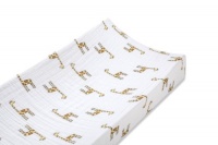 aden + anais 100% Cotton Muslin Changing Pad Cover, Jungle Jam Giraffe aden + anais 100% Cotton Muslin Changing Pad Cover, Jungle Jam Giraffe