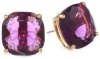 Kate Spade New York Small Square Amethyst Colored Stud Earrings