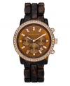 Rose-gold and tortoise make chic your middle name with this Showstopper collection watch by Michael Kors.