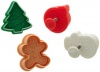 Ateco Christmas Plunger Cutters, Set of 4