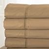 Lauren by Ralph Lauren Bedding; 600 Thread Count Regent Sateen KING Flat Sheet, CAMEL Tan