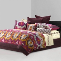Natori Chapan Sateen 4-Piece Comforter Set, Multi Queen Natori Chapan Sateen 4-Piece Comforter Set, Multi Queen