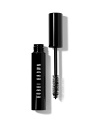 This long-wearing, waterproof mascara defines, curls and lengthens lashes without smudging, clumping or flaking. Buildable formula creates natural to dramatic looks depending on how many coats are applied. The patented brush coats individual lashes evenly. Safe for contact lens wearers. Ophthalmologist tested. Meltproof Makeup: Long-lasting eye makeup starts with the right concealer application. After using Hydrating Eye Cream, apply Creamy Concealer with a Concealer Brush over dark areas, including the inner point near your nose. Finish off with a light dusting of Sheer Finish Loose Powder. This step helps ensure that your eye makeup doesn't run, and because the powder is fine, it won't accentuate wrinkles. Bobbi recommends the Creamy Concealer Kit that includes concealer and powder and lashes finished with No Smudge Mascara.