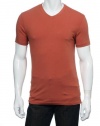 Alfani Tomato Bisque SS V-Neck T-Shirt