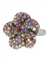 Effy Jewlery Balissima Splash Multi Sapphire Flower Ring, 3.78 TCW Ring size 7
