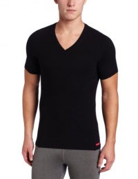 Calvin Klein Men's Prostretch Slim Fit V-Neck Tee, Black, Medium Calvin Klein Men's Prostretch Slim Fit V-Neck Tee, Black, Medium