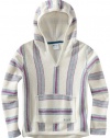 Roxy Kids Girls 7-16 Pretty Peas Hoodie, Natural Stripe, Small