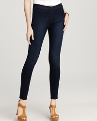 Sewn with a hint of spandex, these Miraclebody by Miraclesuit leggings slip on for a figure-flattering look that is just as comfortable as it is chic. Sewn with a hint of spandex, these Miraclebody by Miraclesuit leggings slip on for a figure-flattering look that is just as comfortable as it is chic.