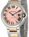 Cartier Men's W6920033 Ballon Bleu de Cartie Pink Mother-Of-Pearl Dial Watch