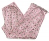 Hue Sleepwear Women's Winter Wonderland Reindeer Knit Cotton Pajama Bottoms Pants, Large, Pink