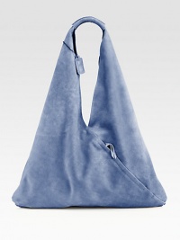 This sleek and modern style in supple leather is the perfect carryall.Shoulder strap, 14½ dropMagnetic snap closureOne outside zip pocketOne inside open pocketFully lined21W X 27H X 1DMade in Italy This sleek and modern style in supple leather is the perfect carryall.Shoulder strap, 14½ dropMagnetic snap closureOne outside zip pocketOne inside open pocketFully lined21W X 27H X 1DMade in Italy