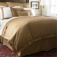 Lauren by Ralph Lauren Suite Glen Plaid Camel Tan KING Bedskirt Lauren by Ralph Lauren Suite Glen Plaid Camel Tan KING Bedskirt