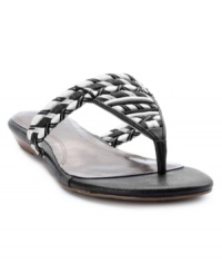 Inspired by the colors of Brazil, FALCHI by Falchi's Kiki thong sandals will make your casual summer dresses really pop. Inspired by the colors of Brazil, FALCHI by Falchi's Kiki thong sandals will make your casual summer dresses really pop.