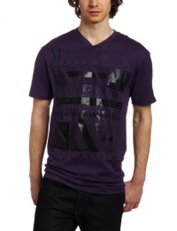 Marc Ecko Cut & Sew Men's Letterpress Short Sleeve T-Shirt Marc Ecko Cut & Sew Men's Letterpress Short Sleeve T-Shirt