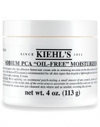 Sodium PCA Oil-Free Moisturizer, a light, yet effective facial gel cream moisturizer for normal-to-oily, oily and very oily skin types. Aids in retaining moisture on the skin without the addition of extra oils. Suitable for blemish-prone skin. 