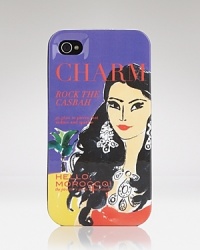 kate spade new york has dressed up the fun (and totally functional) iPhone case in a charming motif, designed exclusively for the iPhone 4. It's a sure conversation starter. kate spade new york has dressed up the fun (and totally functional) iPhone case in a charming motif, designed exclusively for the iPhone 4. It's a sure conversation starter.