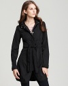 Dawn Levy Packable Belted Rain Trench