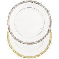 Haviland Plumes Gold Dinner Plate 11 in