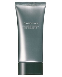 Shiseido Men Energizing Formula. An instantly refreshing gel with an irresistible cooling sensation that helps combat signs of skin fatigue. Leaves skin feeling invigorated and lightly moisturized. Formulated with Damage Defense Complex to replenish moisture and increase the skins protective barrier. Minimizes signs of skin fatigue and dullness. Designed to maintain skin in peak condition while protecting the skin from signs of aging. Recommended for all skin types. Smooth over face and neck after cleansing, shaving or moisturizing. Shiseido Men Energizing Formula. An instantly refreshing gel with an irresistible cooling sensation that helps combat signs of skin fatigue. Leaves skin feeling invigorated and lightly moisturized. Formulated with Damage Defense Complex to replenish moisture and increase the skins protective barrier. Minimizes signs of skin fatigue and dullness. Designed to maintain skin in peak condition while protecting the skin from signs of aging. Recommended for all skin types. Smooth over face and neck after cleansing, shaving or moisturizing.