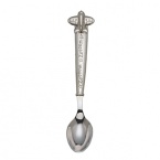 Off we go, into the wild blue yonder! Imaginations of little would-be aviators will absolutely soar with this fun collection. New items are gift boxed with special Zoom Zoom packaging sleeves. Flatware is stainless steel with nickel-plated handles.