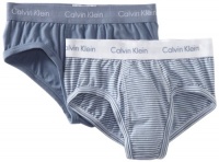 Calvin Klein Men's 2 Pack Hip Brief, Cliff, Medium Calvin Klein Men's 2 Pack Hip Brief, Cliff, Medium