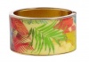 Macy's Haskell Bracelet, Multicolor Floral and Palm Wide Bangle